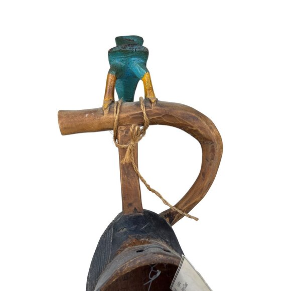 African Tribal Guru Mask worn to Increase Fertility 1980 Tribe Wall Art - Picture 15 of 16